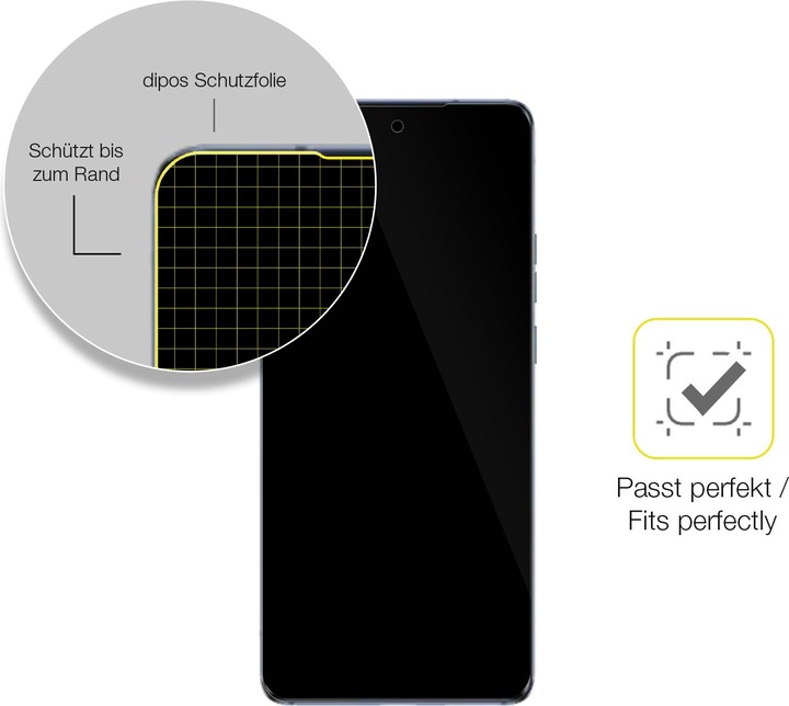 Produktbild Dipos 3D Full Cover Schutzfolie (1 Stück, Motorola Edge 40)