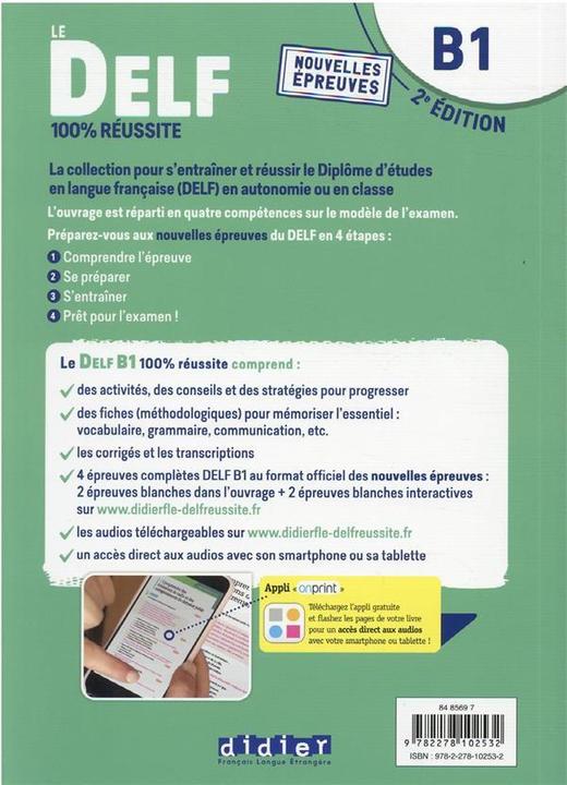 Immagine prodotto DELF 100 % Reus Site B1 + édition en ligne 2021 (Francese, Girardeau Bruno, Jacament Emilie, Salin Marie, 2021)