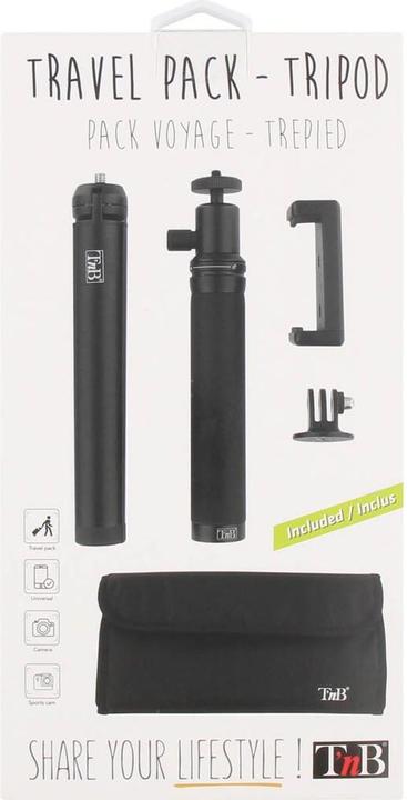 Actual product image T'nB Influence Travel Pack Tripod (Metal)