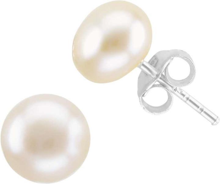 Image du produit Bijouteria Clous d'oreille (Perle d'eau douce, Argent 925)