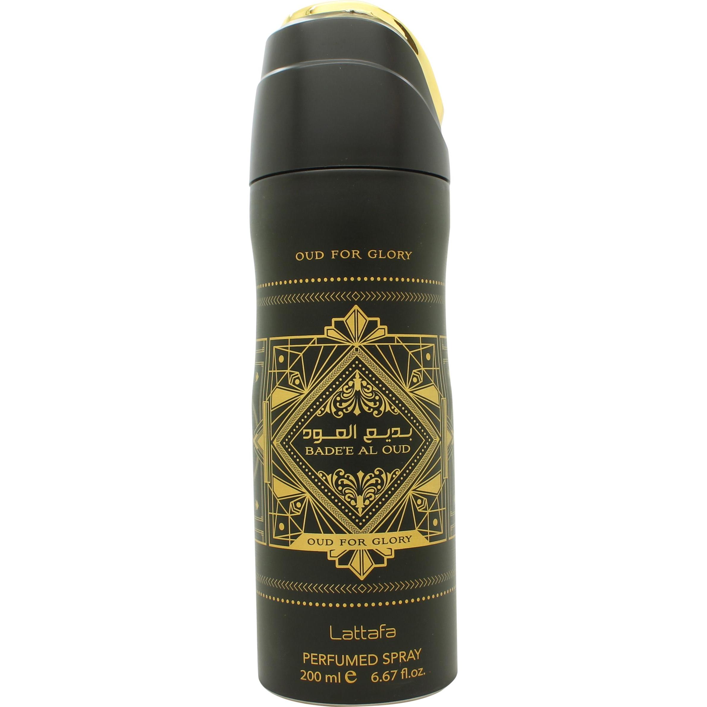 Lattafa, Deodorante, Badee Al Oud (Getto vaporizzato, 200 ml)