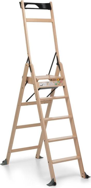 Immagine prodotto Foppapedretti LaScala 5.0 Scala pieghevole Naturale (Gradino pieghevole, 105 cm)