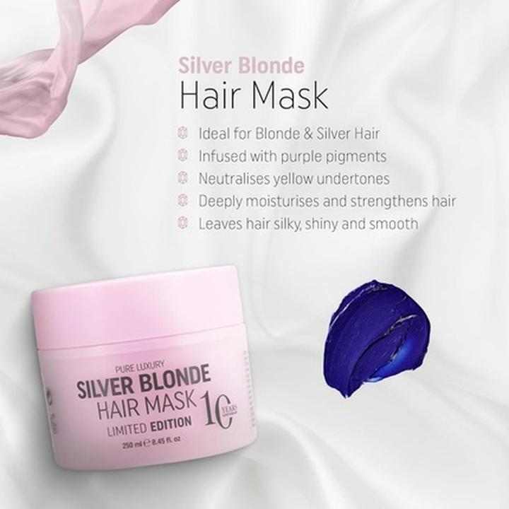 Produktbild Rich Pure Luxus Silberblonde Haarmaske Lila Haarkur für Blondes Platin gebleichtes Silber G