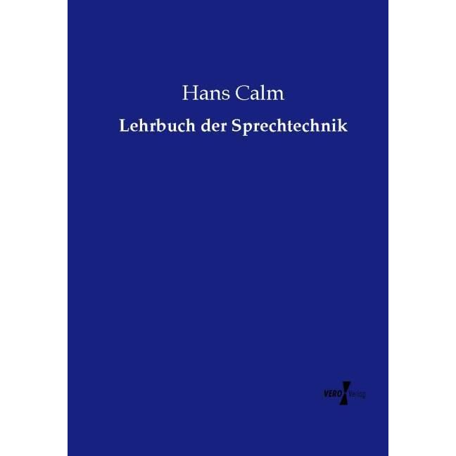 Thumbnail - Lehrbuch der Sprechtechnik, Fachbücher