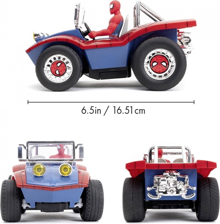 Immagine prodotto Jada Marvel Spider-Man RC Buggy 1:24