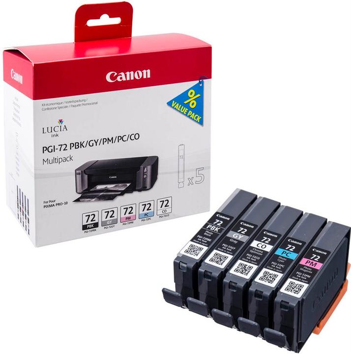 Image du produit Canon Pgi-72 (CO, GY, PBK, PC, PM)