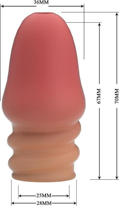 Image du produit Pretty Love - Pénis Jeremy Plus épais Rose