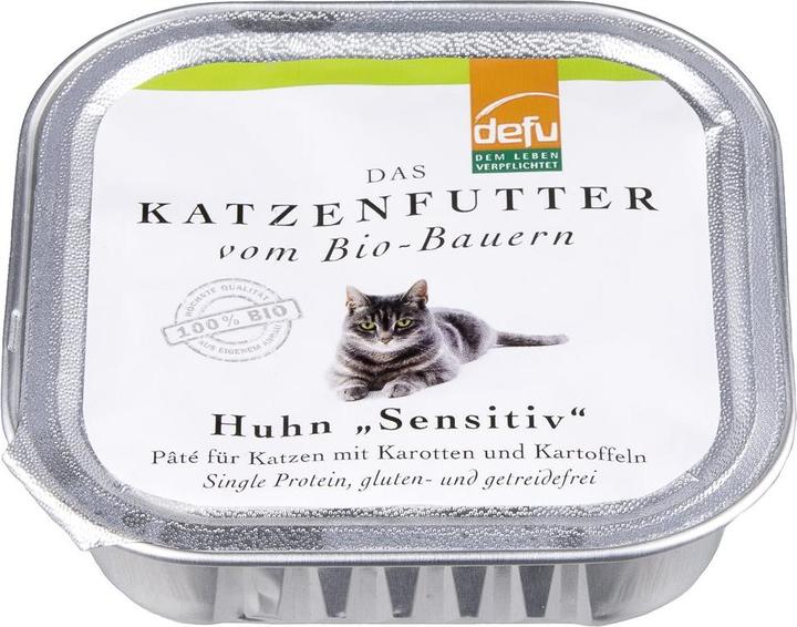 Produktbild Defu Katze Pate Sensitive Huhn (Adult, 1 Stk., 100 g)