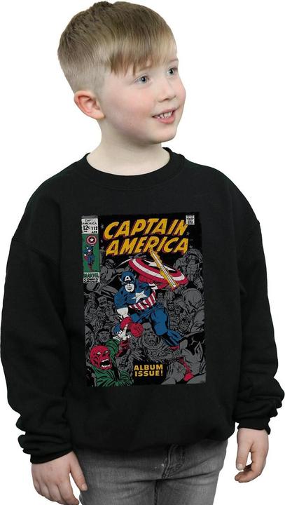 Produktbild Captain America Album Issue Cover Sweatshirt Jungen (128)