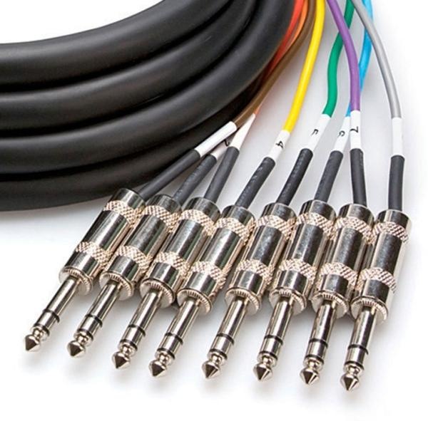 Actual product image Hosa DTP-803 Multicore DB25 to 6.3mm jack 3m (3 m, DB25)