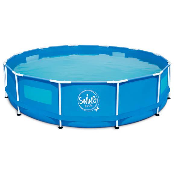 Swing, Pool, Metall-Rahmen-Pool (366 x 91 cm)
