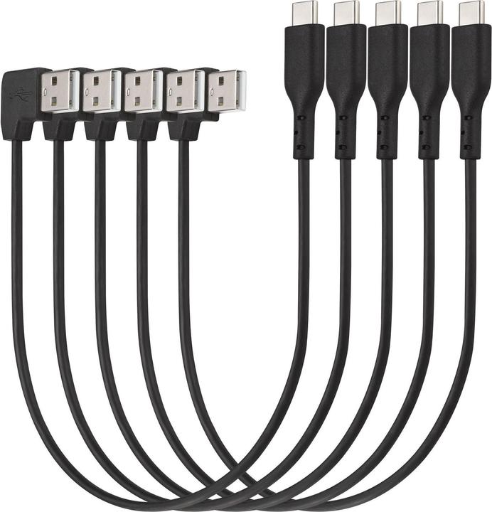 Kensington Charge & Sync USB-A to USB-C Cable 5pcs (0.33 m, USB 2.0, 60 W)