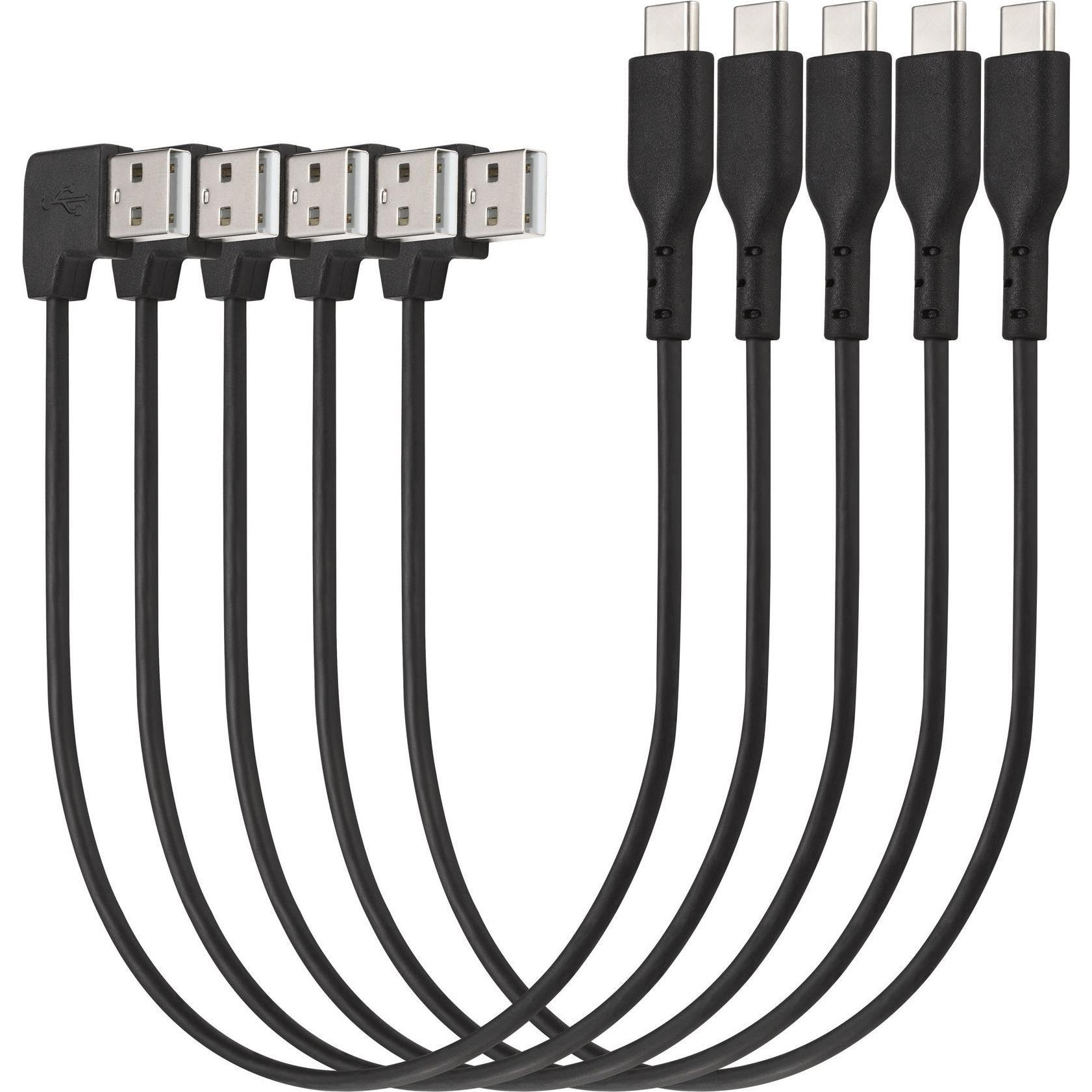 Kensington Charge & Sync USB-A auf USB-C Kabel 5Stk (0.33 m, USB 2.0), USB Kabel