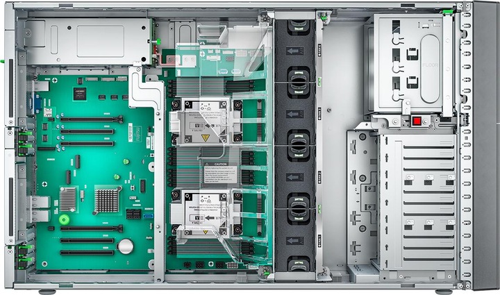 Produktbild Fujitsu TX2550 M7 XEON 4410Y 32GB RX4 (Intel Xeon Silver 4410Y, 32 GB, Tower Server)