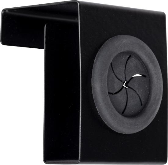 Actual product image Wenko Hook Push Matt Black