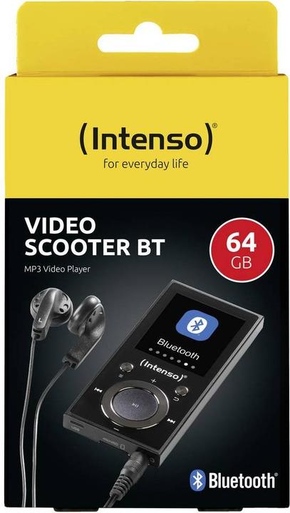Produktbild Intenso MP3 Videoplayer 1,8" Video Scooter BT 64GB Black (64 GB)