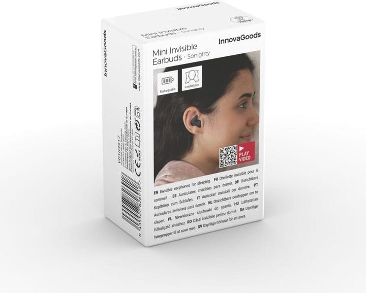 Produktbild InnovaGoods Unsichtbare Mini-Schlafkopfhörer Sonighty (NC, 4.50 h, Kabellos)