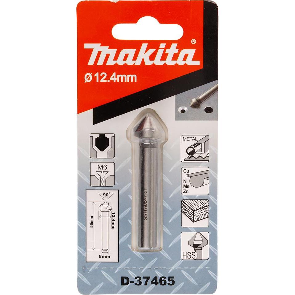 Thumbnail - Makita, Bohrereinsatz, Senker 12.4x56x8mm HSS (12.4 Millimeter)