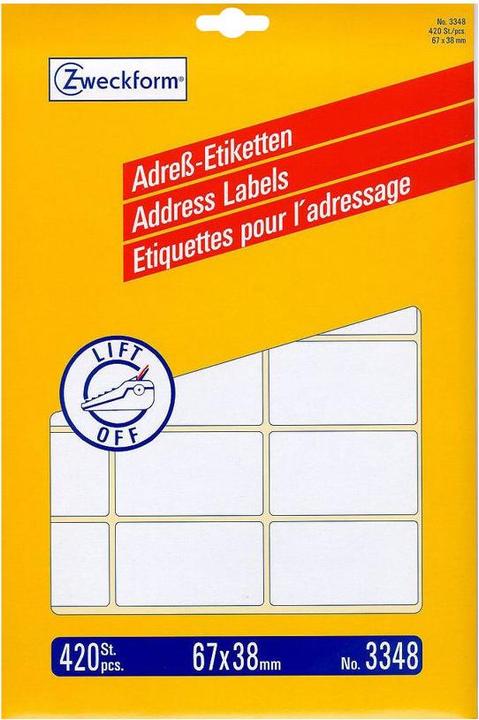 Produktbild Avery Adress-Etiketten