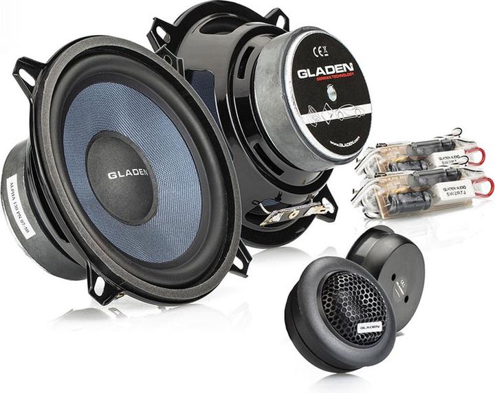 Gladen Alpha 130G2 - Car speaker - 13cm Composet - 2 Road speakers - 95 Watt (95 W, 13 cm)