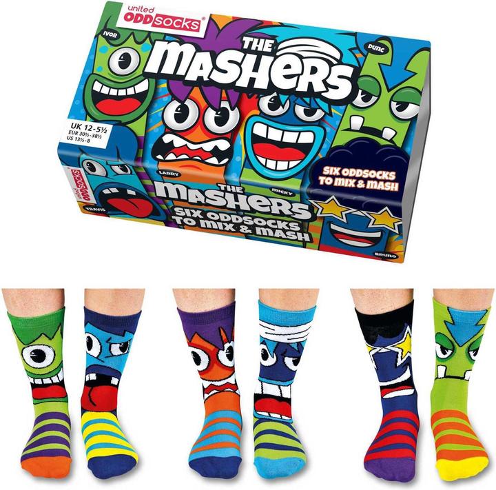 Produktbild United Oddsocks The Mashers (3er Pack, 30 - 38)