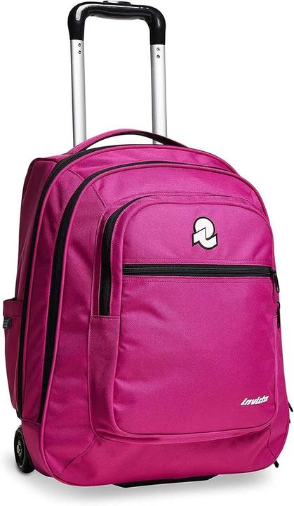 Actual product image Invicta Plain Trolley with Wheels, Shoulder Straps, and Multiple Pockets (42 l)