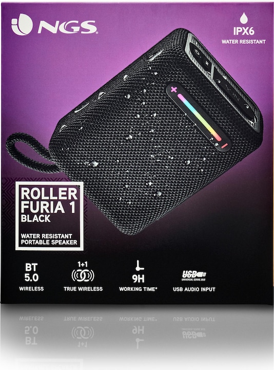 Produktbild NGS Roller Furia 1 BT Lautsprecher (9 h, Akkubetrieb)