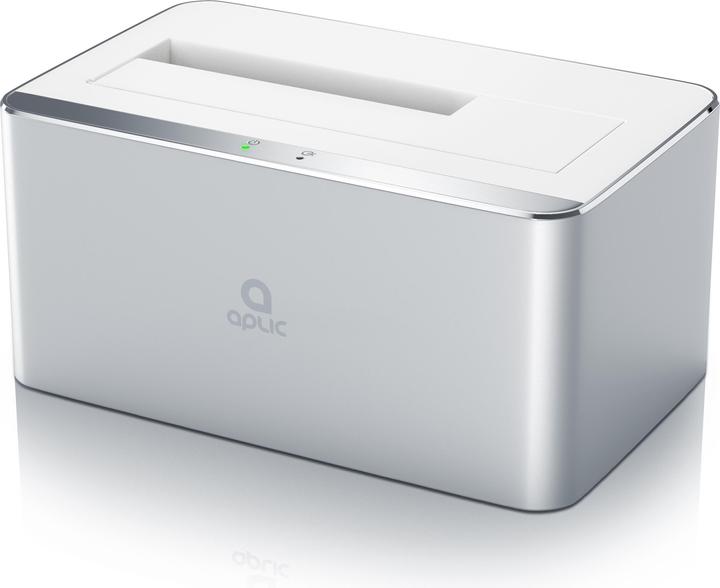 Produktbild Aplic Festplatten Dockingstation, USB 3.0, im Aluminium Gehäuse PC & MAC / 2,5" + 3,5" / HDD + SSD