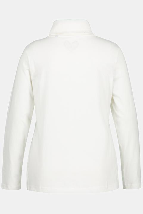 Actual product image Ulla Popken Basic Long Sleeve Slim Fit Turtleneck (62)