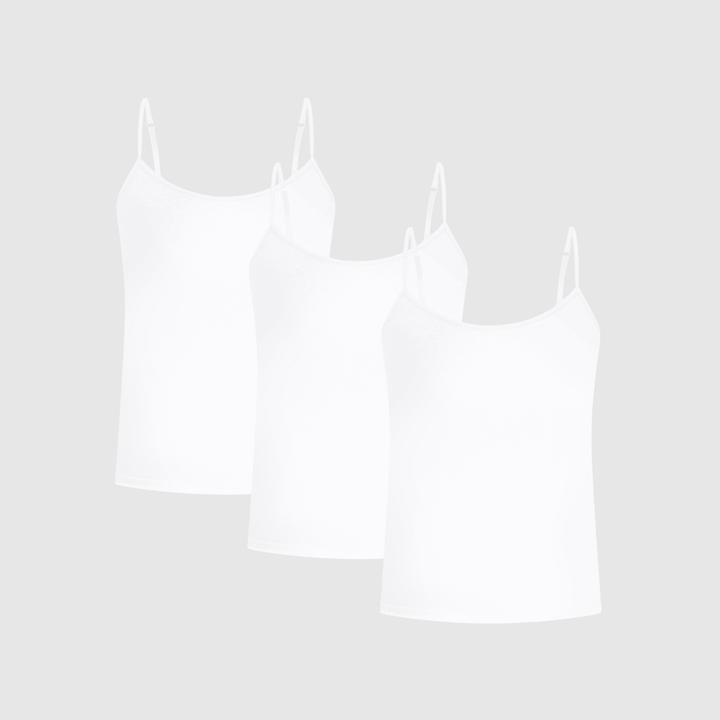 Produktbild Smilodox Modal Spaghetti Top 3er Pack (XXL)