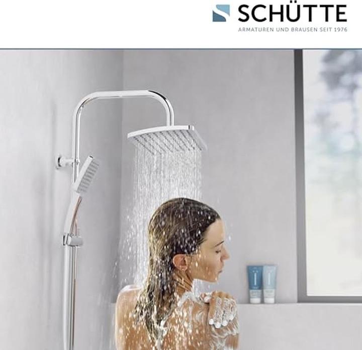 Image du produit Schütte Douche à effet pluie salle de bain MALLORCA Ensemble de douche à effet pluie chromé 60660