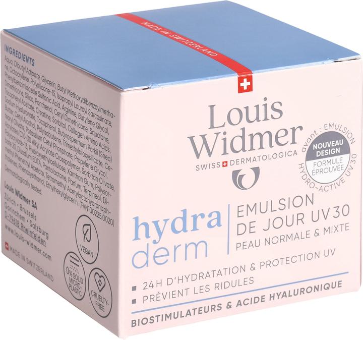 Actual product image Widmer Louis Hydraderm day emulsion (50 ml, Day cream, SPF 30)