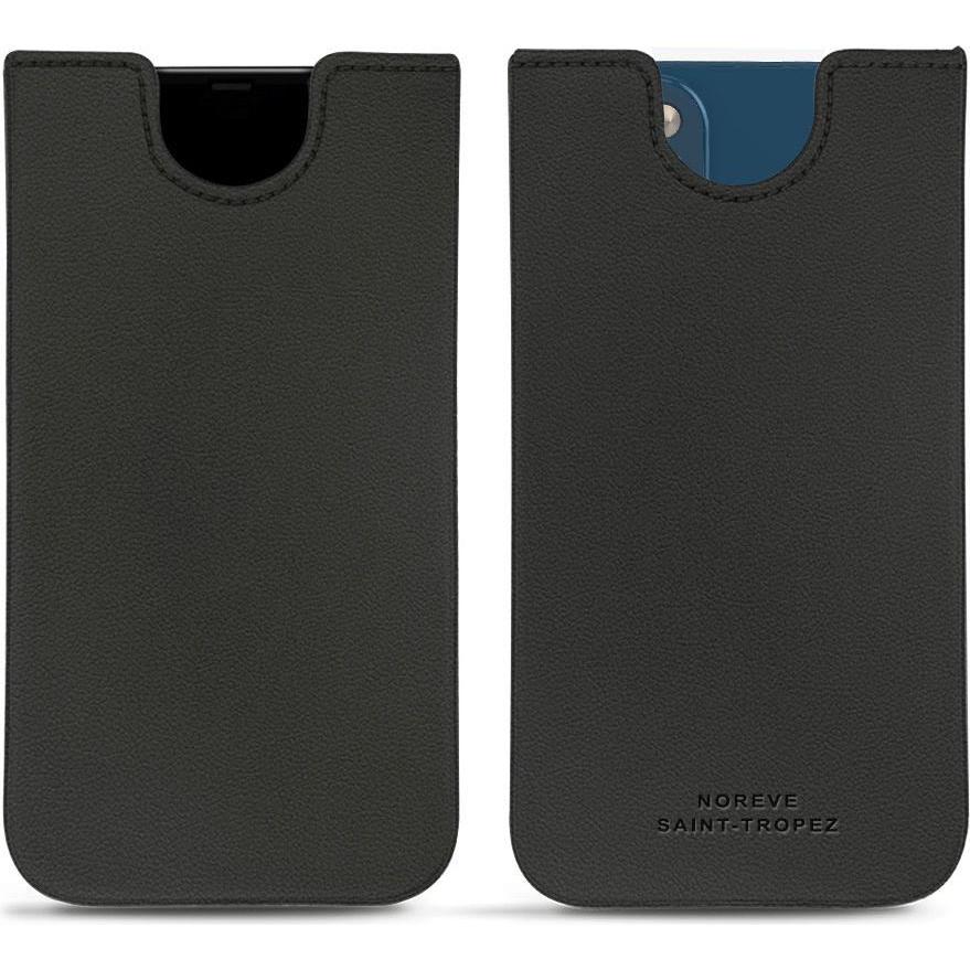 Noreve Lederschutzhülle (Apple iPhone 14 Plus), Smartphone Hülle, Schwarz