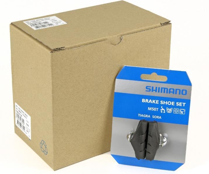 Produktbild Shimano Bremsschuhe M50T für Alufelgen 10 Paar (Shimano, Gummi)