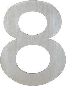 Immagine prodotto Magni Numero civico 8 in acciaio inox