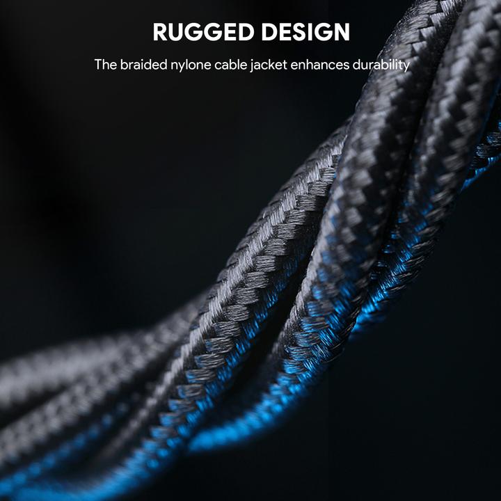 Produktbild Aukey USB-C Cable, 100W, 1m - Black (1 m, USB 2.0, 100 W)