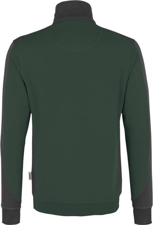 Produktbild Hakro Zip-Sweatshirt Contrast Performance tanne/anthr. 6XL (6XL)