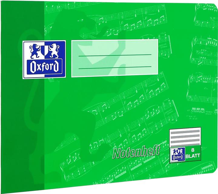 Produktbild Oxford Notenheft A5 (A5, Liniert, Harter Einband)