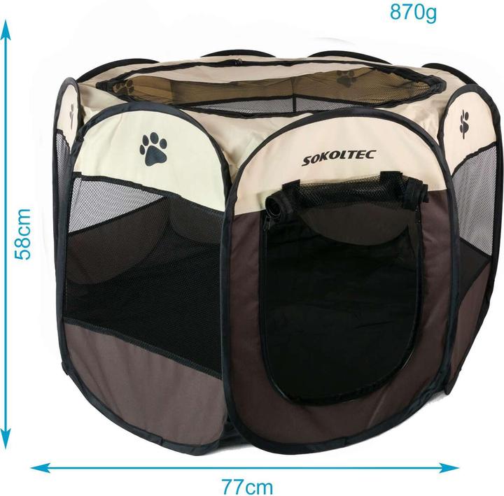 Actual product image Intirilife Pet Playpen Play Tent
