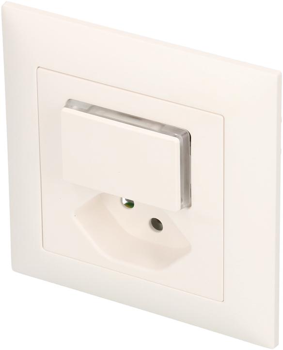 Produktbild Feller EdizioDue Kleinkombi Schema 3 blau beleuchtet / Typ 13 UP