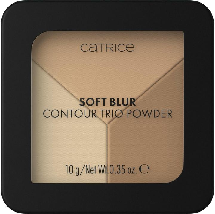 Catrice Soft Blur Contour Trio Powder poudre contouring (C010, Cool Harmony, 10 g)