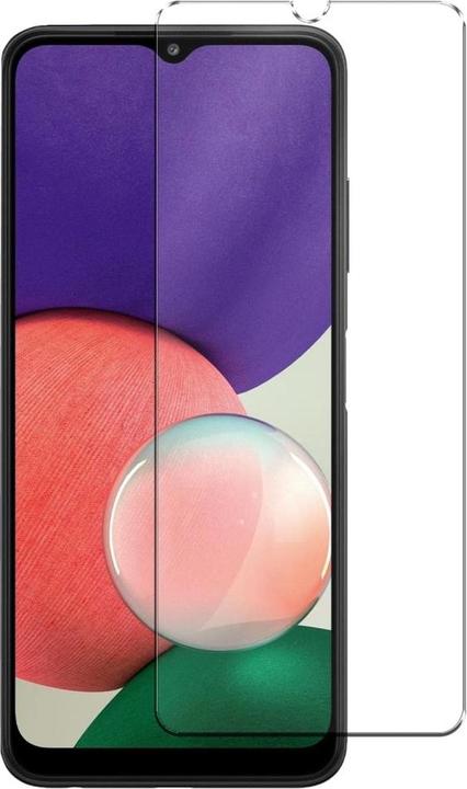 Screenguard Samsung Galaxy A22 5G bulletproof glass protective film Case Friendly Design (1 Piece, Samsung Galaxy A22 5G)