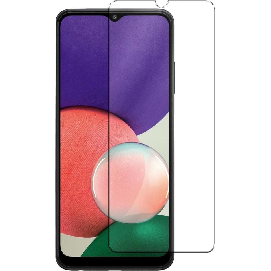 Screenguard Samsung Galaxy A22 5G Panzerglas Schutzfolie Case Friendly Design (1 Stück, Samsung Galaxy A22 5G), Smartpho...