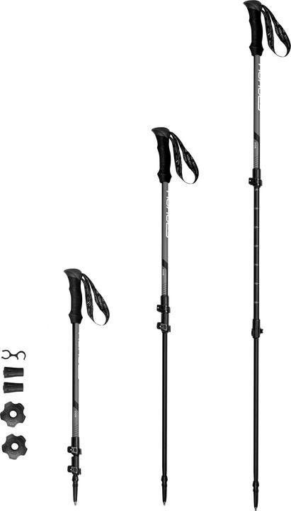 Produktbild Spokey Trekkingstöcke grau schwarz ZION