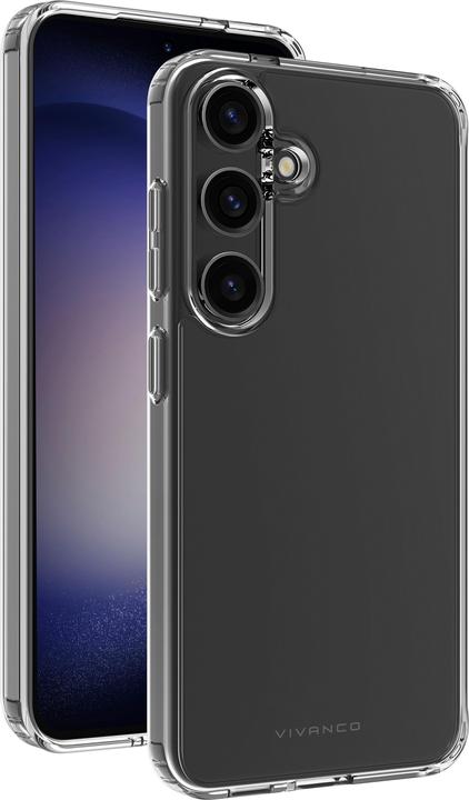 Actual product image Vivanco SAFE AND STEADY Cover for, transparent, 1.5m MIL-STD Drop-Protection (Samsung Galaxy S24+)