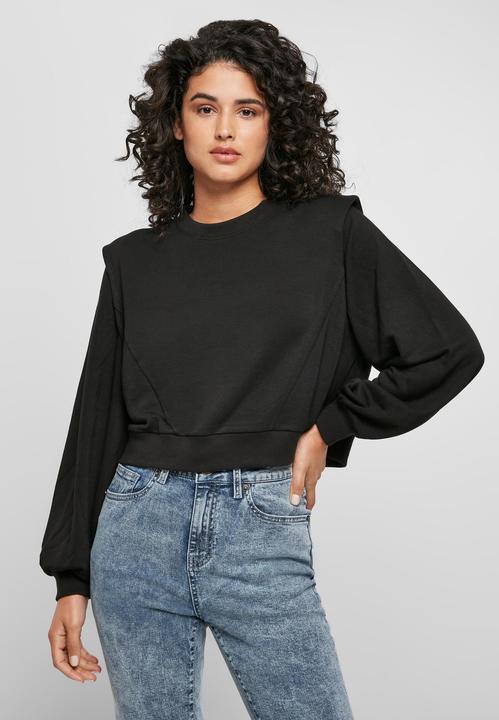 Image du produit Urban Classics Ladies Padded Shoulder Modal Terry Crewneck (4XL)