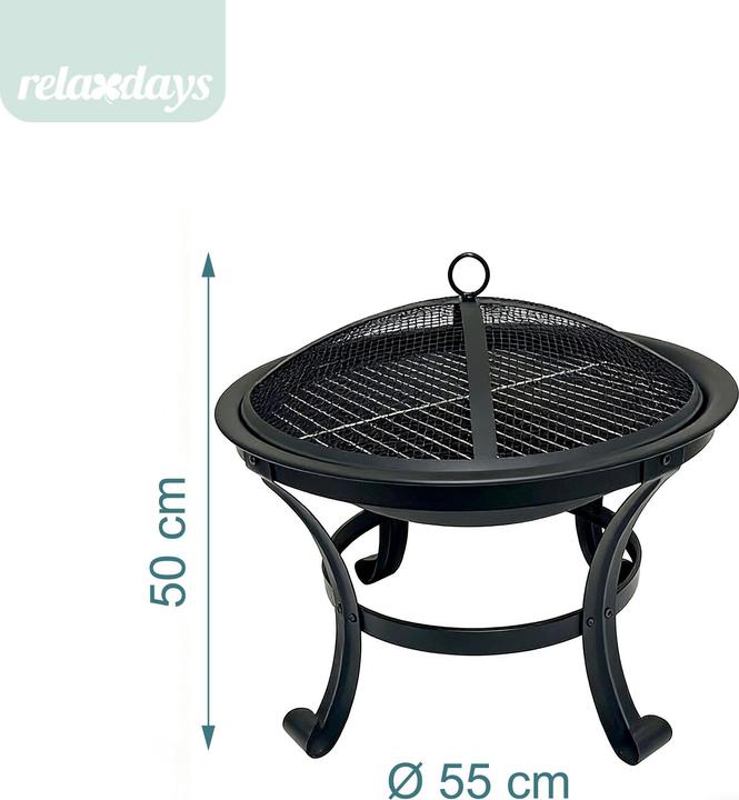 Produktbild Relaxdays Feuerschale (55 cm)
