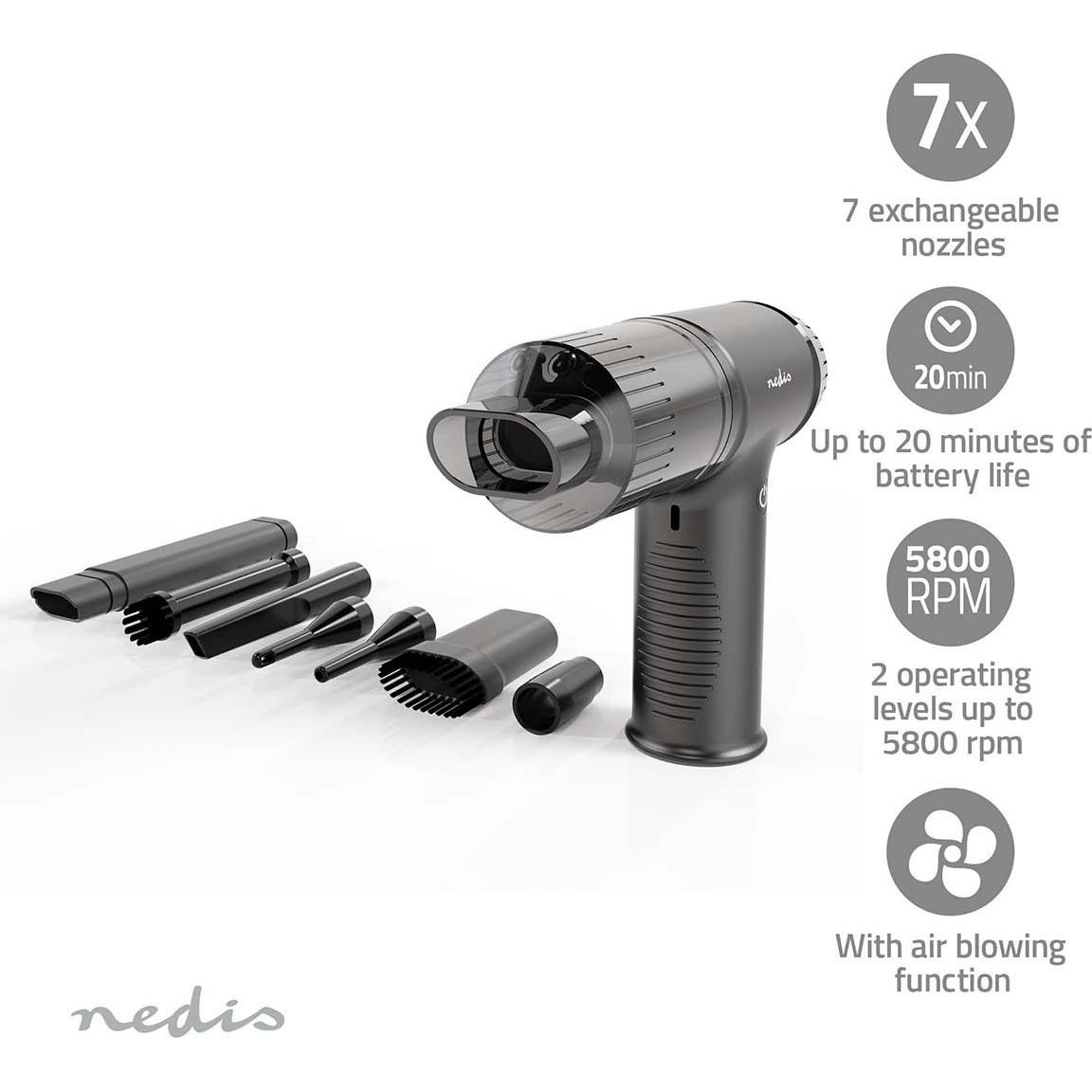 Nedis Handstaubsauger VCHHR100BK (VCHHR100BK)