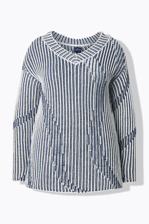 Produktbild Laurasøn Strickpullover, V-Ausschnitt, Langarm (48, 50)