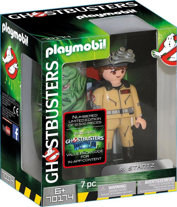 Immagine prodotto Playmobil Figura da collezione Ghostbusters R. Stantz (70174, Playmobil Acchiappafantasmi)